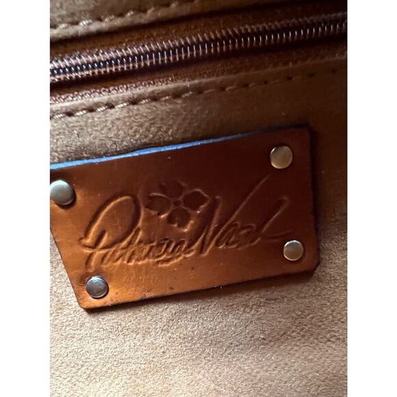 Patricia Nash Gradina Flap Leather Crossbody‎ - Italian Sketchbook - Turn Lock - Picture 8 of 11